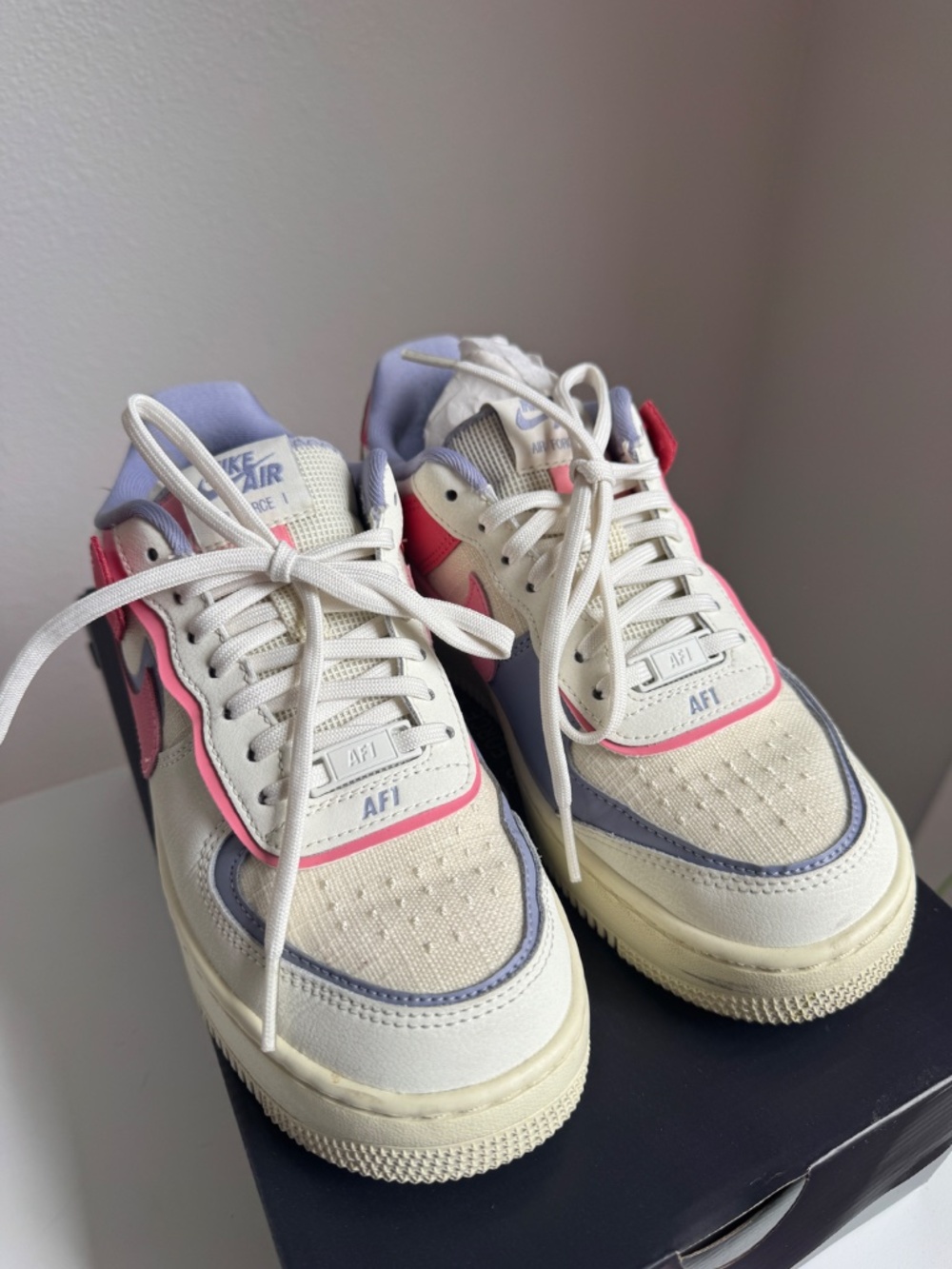 Nike Air Force 1 Shadow "Coconut Milk" sneakers Sz 6,5 with box - Picture 14 of 16